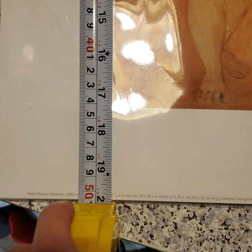 Picasso Print Naked Lady H 20" W 16" - Picture 6 of 7